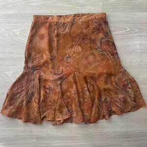Hearts of Palm Y2K Flowy Skirt